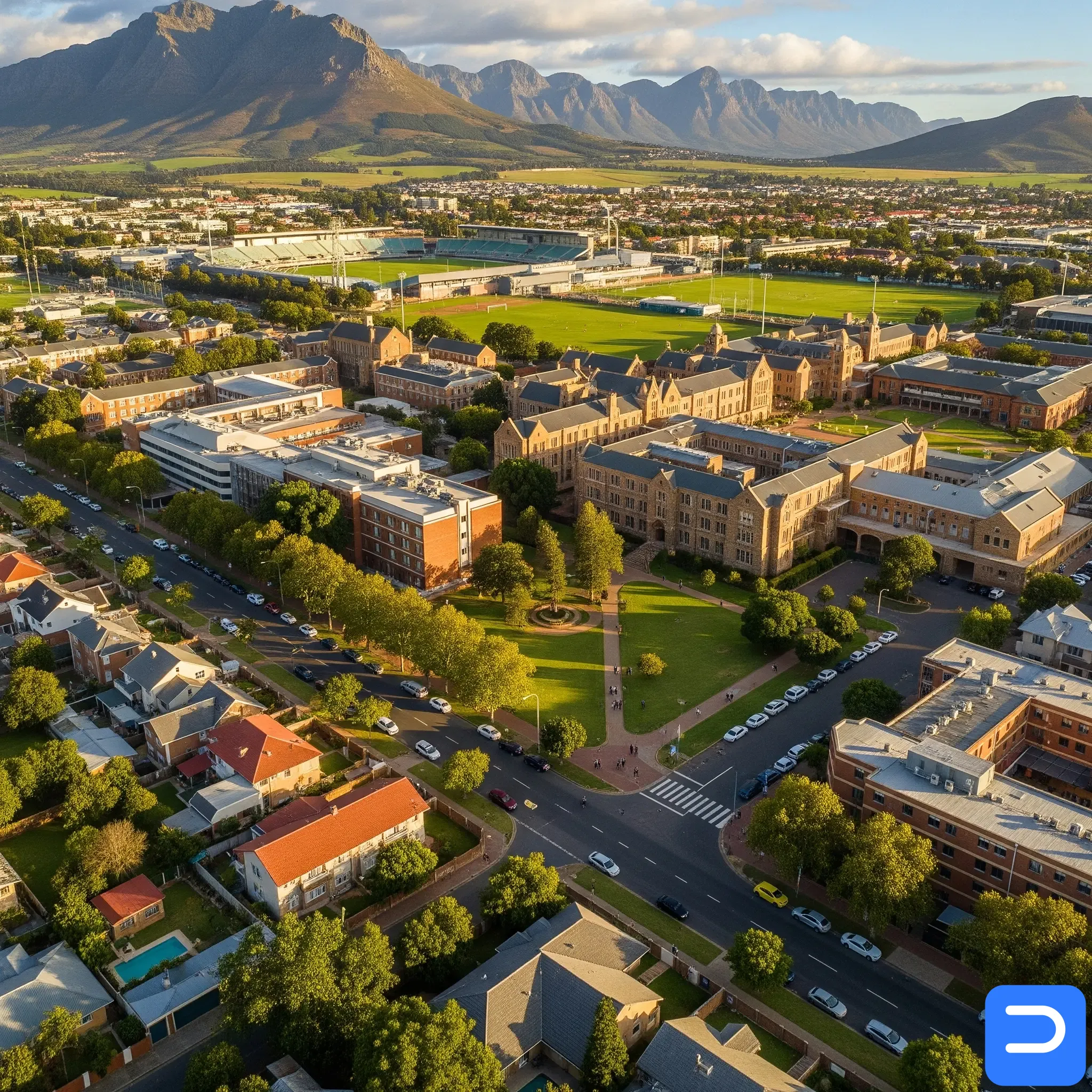 A view of the Karindal and university campus area, home to students and staff we support.
